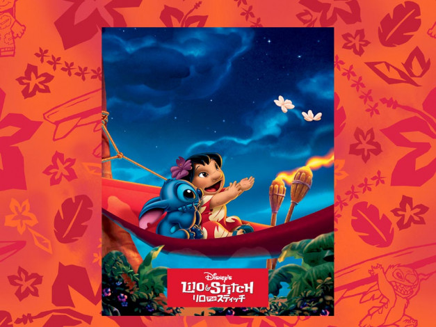 Обои картинки фото мультфильмы, lilo, stitch