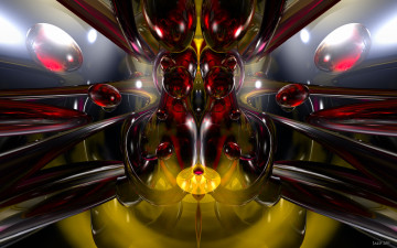 Картинка 3д графика fractal фракталы