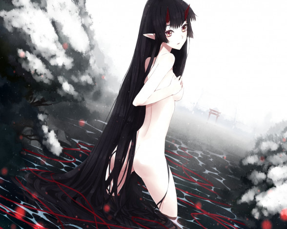 Обои картинки фото аниме, angels, demons