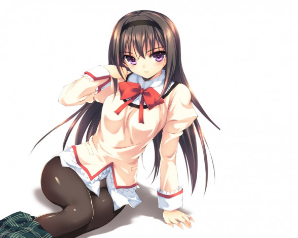 Обои картинки фото аниме, mahou, shoujo, madoka, magika