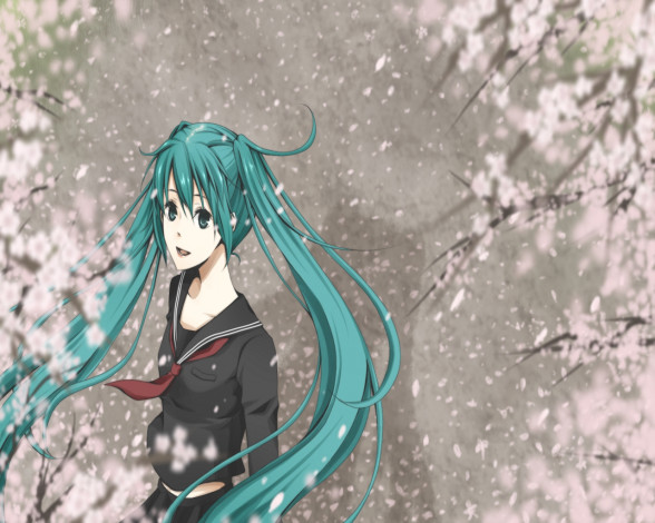 Обои картинки фото аниме, vocaloid