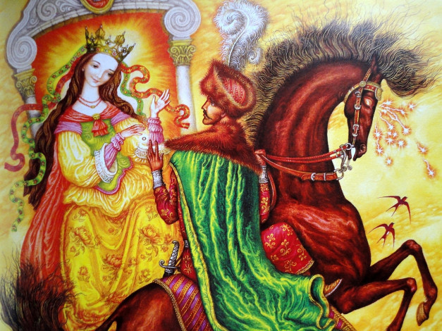 Обои картинки фото екатерина, штанко, иллюстрации, украинским, народным, сказкам, рисованные