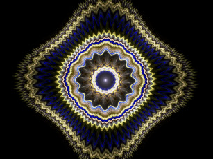 Картинка 3д графика fractal фракталы фон узор