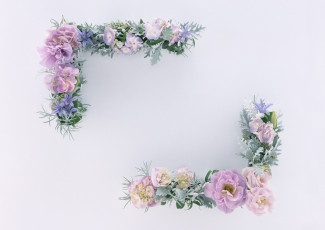 Картинка цветы букеты композиции листья цветки