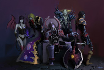 Картинка world of warcraft видео игры персонажи фанарт