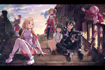 Картинка аниме sword art online