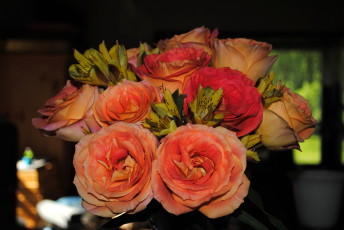 Картинка цветы розы букет