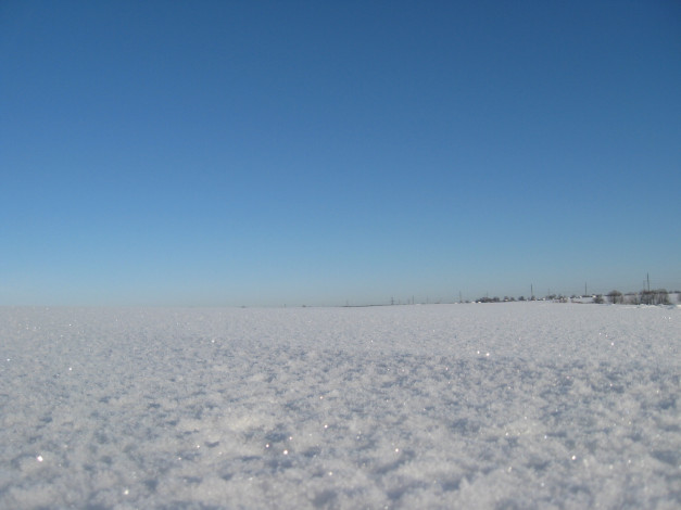 Обои картинки фото природа, зима, поле