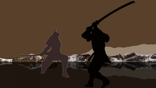 Обои картинки фото shogun2, total, war, видео, игры, shogun, ii, самураи, силуэты