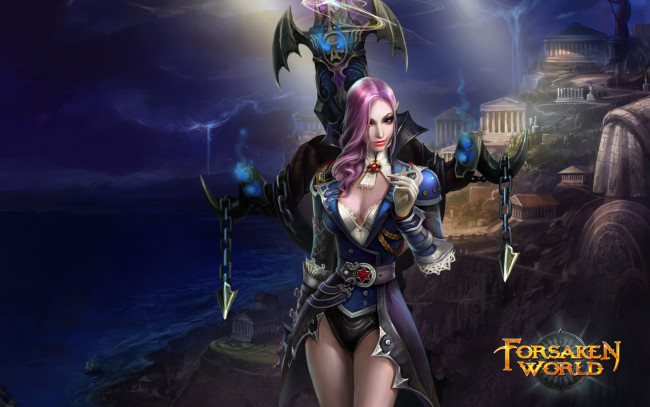 Обои картинки фото forsaken, world, видео, игры, девушка