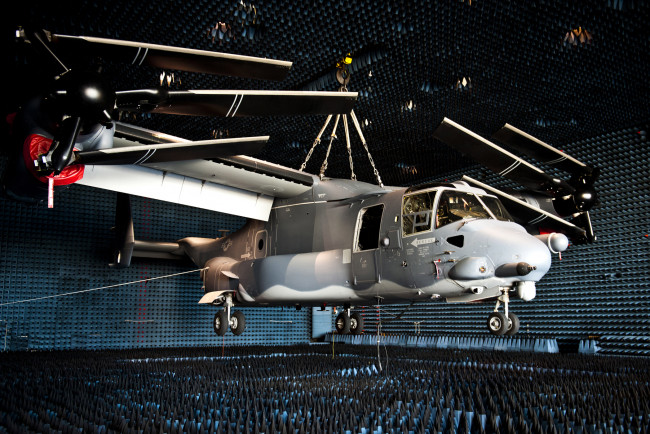 Обои картинки фото acv, 22, osprey, авиация, другое, ангар, конвертоплан, подвеска