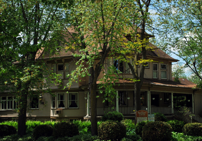 Обои картинки фото города, здания, дома, парк, дом