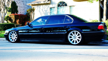 Картинка автомобили bmw wallpapers e38 car