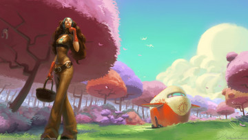 Картинка david+smit фэнтези девушки хиппи девушка david smit