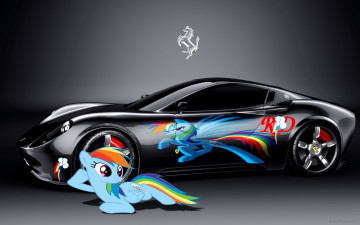 Картинка разное компьютерный+дизайн пони автомобиль