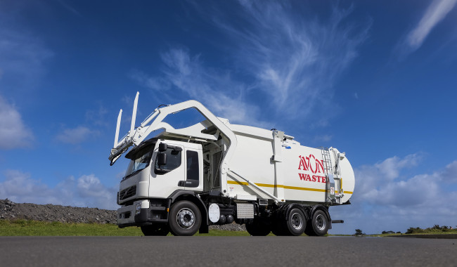 Обои картинки фото volvo, автомобили, volvo trucks, мусоровоз