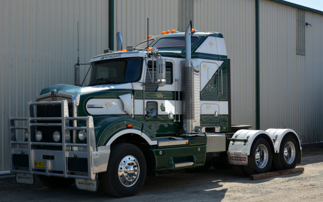 Обои картинки фото kenworth, автомобили, тяжелый, грузовик, седельный, тягач