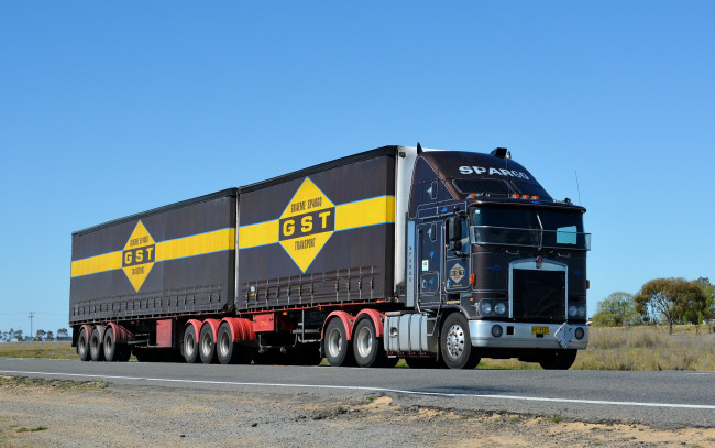 Обои картинки фото kenworth, автомобили, тяжелый, грузовик, седельный, тягач