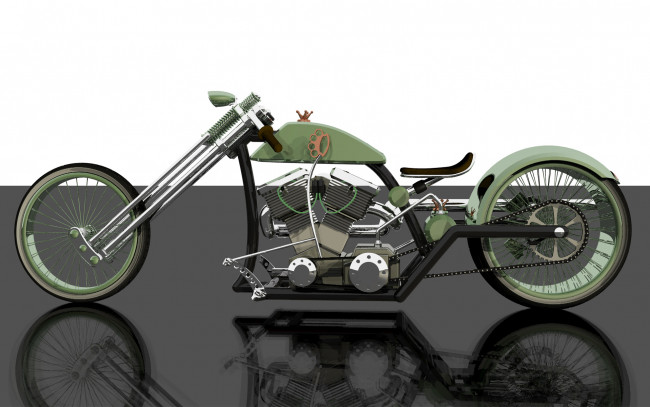 Обои картинки фото мотоциклы, 3d