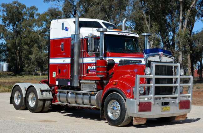 Обои картинки фото kenworth, автомобили, тяжелый, грузовик, седельный, тягач