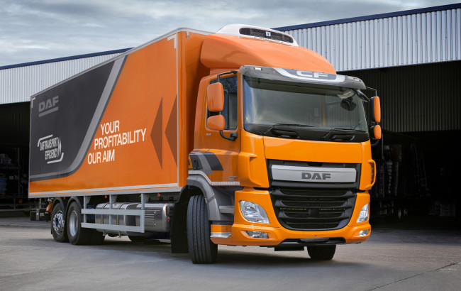 Обои картинки фото автомобили, daf, cab, day, fan, cf, 310, uk-spec