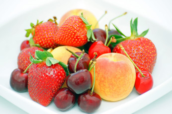 Картинка еда фрукты +ягоды натюрморт