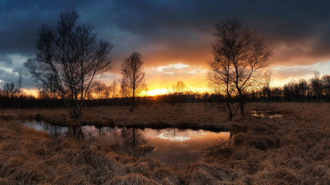 Обои картинки фото природа, восходы, закаты, рассвет