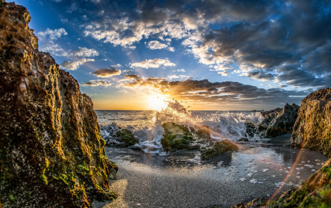 Обои картинки фото природа, восходы, закаты, рассвет