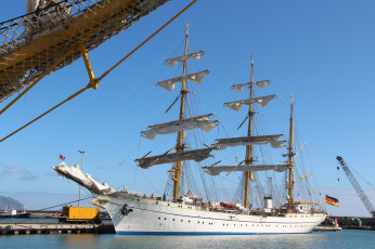 Картинка корабли парусники паруса мачты