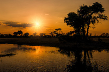 Картинка природа восходы закаты простор