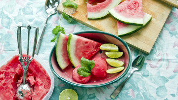 Картинка еда арбуз сочный