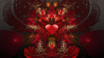 Картинка праздничные день+святого+валентина +сердечки +любовь фон сердечко
