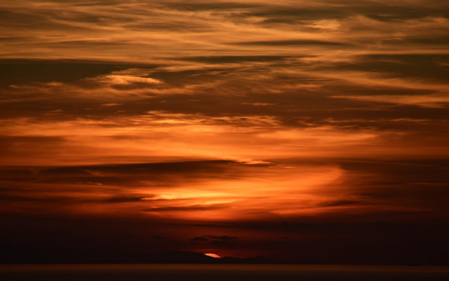 Обои картинки фото природа, восходы, закаты, облака