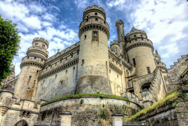 Обои картинки фото chateau de pierrefonds, города, замки франции, замок