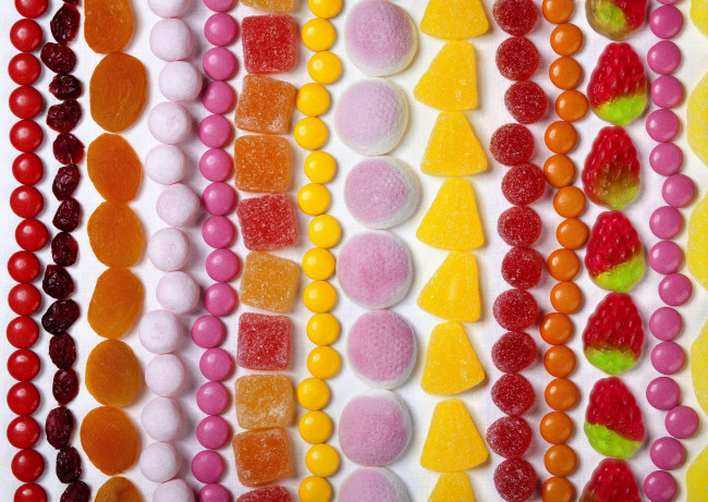 Обои картинки фото еда, конфеты,  шоколад,  сладости, ассорти, мармелад, драже