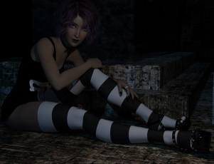 Картинка 3д+графика люди+ people фон взгляд девушка