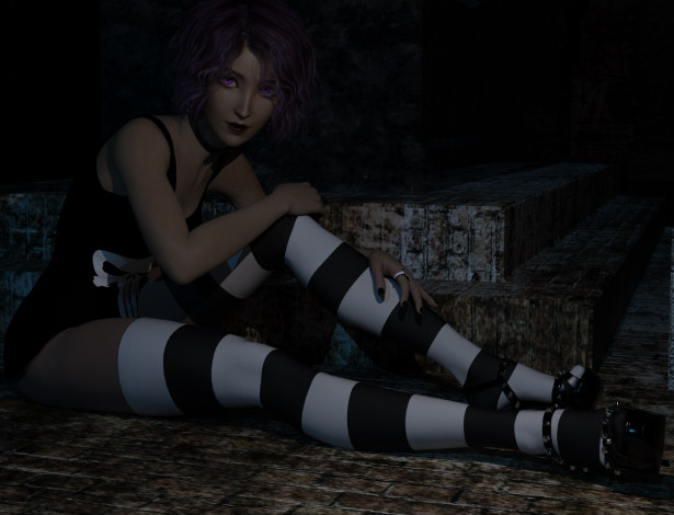 Обои картинки фото 3д графика, люди , people, фон, взгляд, девушка