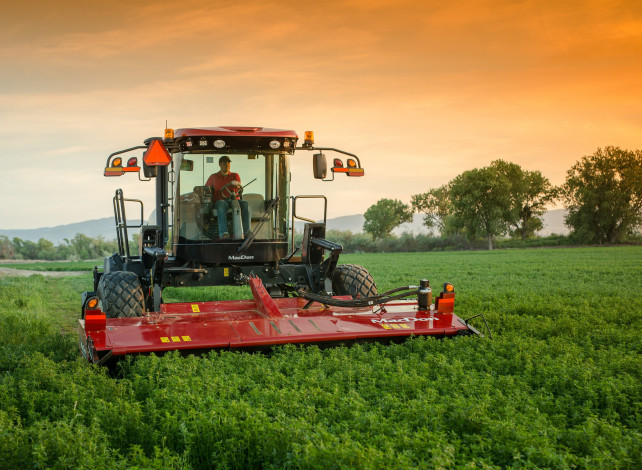 Обои картинки фото техника, комбайны, macdon