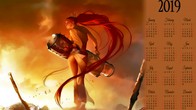 Обои картинки фото календари, фэнтези, оружие, девушка