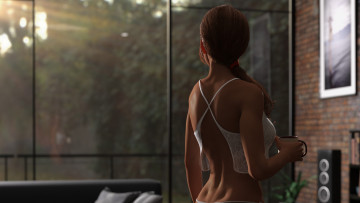 Картинка 3д+графика люди+ people красивая девушка