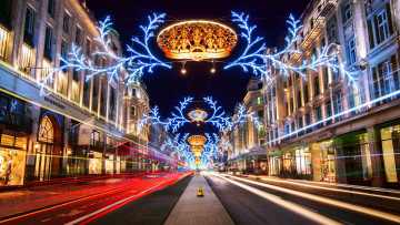 Картинка города лондон+ великобритания лондон риджент-стрит