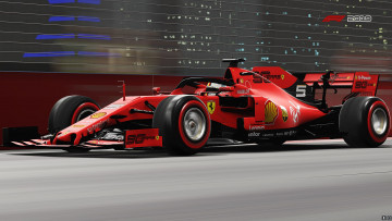 Картинка видео+игры f1+2019 ferrari sf90 f1 2019