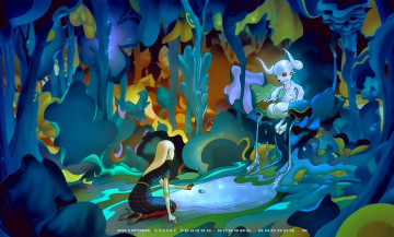 Картинка календари фэнтези рога calendar существо девушка 2019