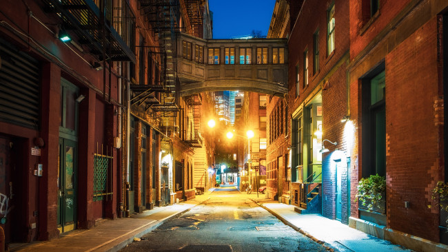 Обои картинки фото города, нью-йорк , сша, переулок, tribeca, нью-йорк