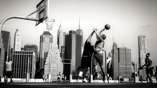 Обои картинки фото спорт, баскетбол, площадка, кольцо