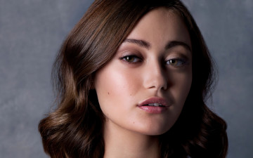 обоя девушки, ella purnell, актриса, шатенка, лицо