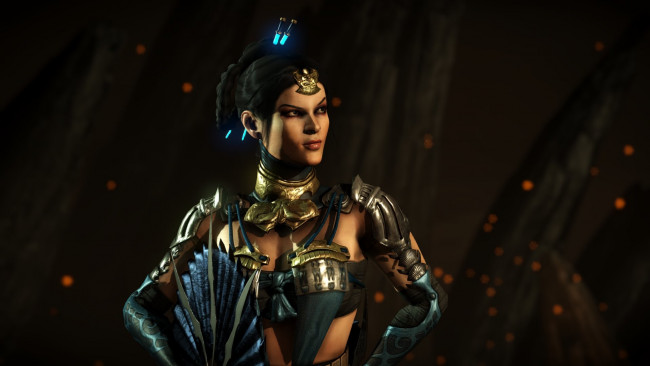 Обои картинки фото видео игры, mortal kombat x, китана