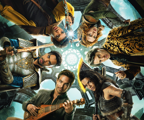 Обои картинки фото dungeons & dragons,  honor among thieves ,  2023 , кино фильмы,  honor among thieves, подземелья, и, драконы, честь, среди, воров, фэнтези, комедия, боевик, фильмы, 2023, года, крис, пайн, мишель, родригес, хью, грант