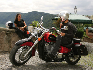 Картинка honda shadow 750 aero мотоциклы