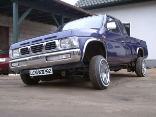 Картинка nissan lowrider pick up автомобили datsun